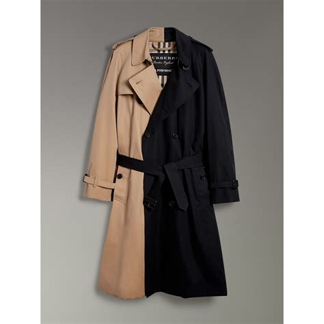 burberry trench coat measurements|burberry two tone trench coat.